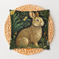 Pillowcase William Morris Inspired Botanical Rabbit Retro Farmhouse Home Decor, Easter Gift