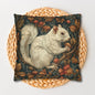 William Morris Forest White Squirrel Pillowcase