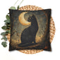 Black Cat Mystery Night Halloween Pillowcase