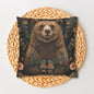 Forest Bear William Morris Decorative Pillowcase