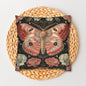 William Morris Inspired Woodland Pink Primrose Moth Decorative Pillowcase