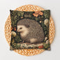 Charming Botanical Hedgehog Pillowcase