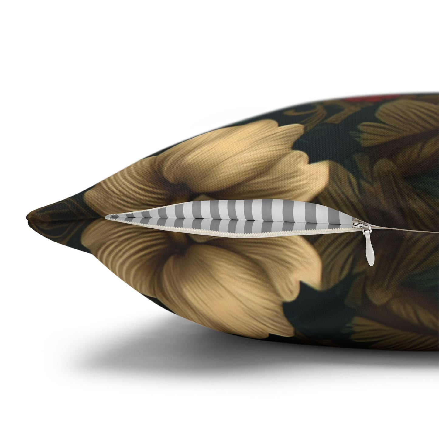 Capybara Floral Pillowcase, William Morris Style Botanical Animal Cushion for Cozy Home Decor