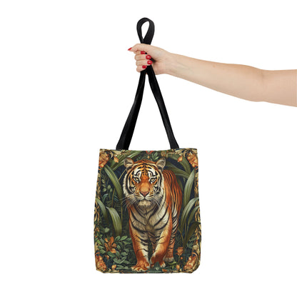 Tiger Tote Bag | William Morris Inspired | Tiger Forestcore Tote Bag | Eco-Friendly Carryall