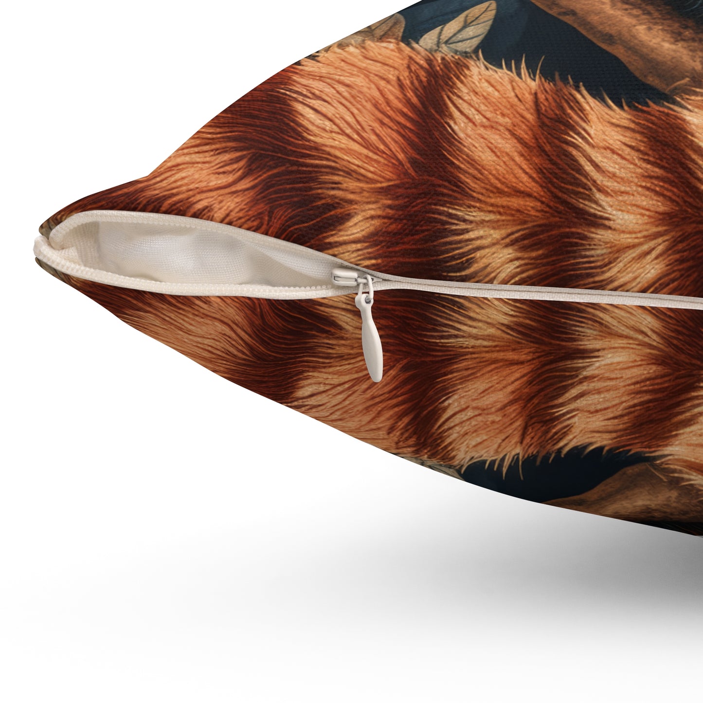 Cozy Red Panda Pillow, Forestcore Decorative Cushion, Animal Lover Gift, Home Decor, Nature Inspired Accent, Boho Style Pillow