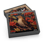 Song Thrush Bird William Morris Inspired (120, 252, 500-Piece) Adult Jigsaw Puzzle, Gift Him Her