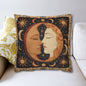 Celestial Harmony Pillow,case Moon & Sun Design, Boho Decor, Cozy Home Accent, Starry Night Gift, Astrology Lovers