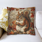 Woodland Brown Squirrel Fall Autumn Forest Decorative Pillowcase