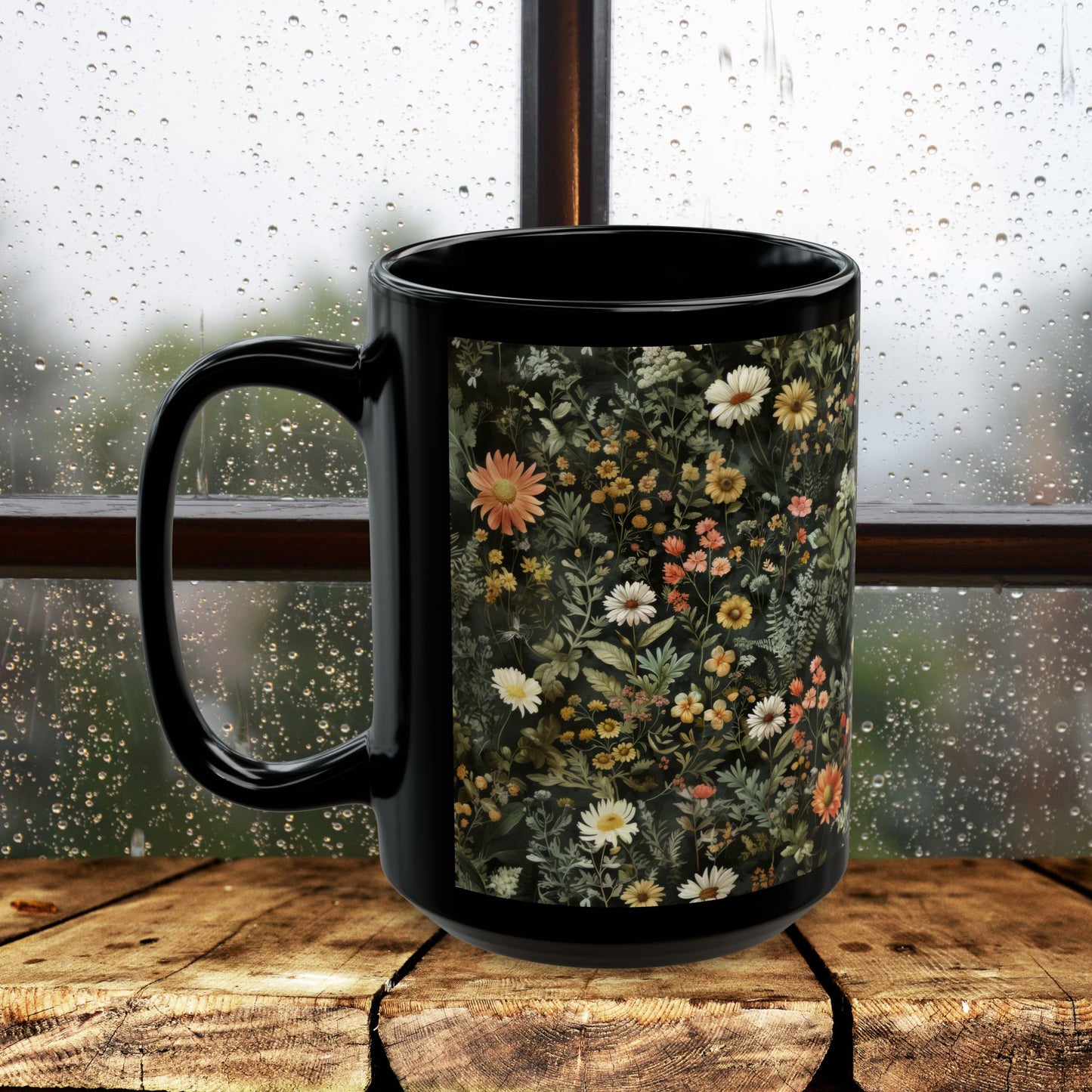 Black Coffee Mug 11oz, 15 oz