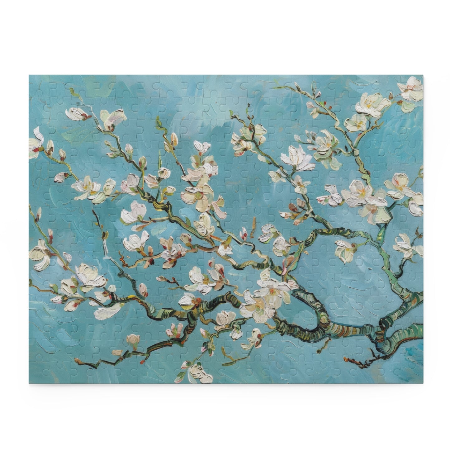 Van Gogh's Almond Blossom Jigsaw Puzzle  (120, 252, 500-Piece) Adult Jigsaw Puzzle, Gift Him Her