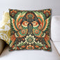 Folk Art of Two Birds and Flowers Pattern Pillowcase