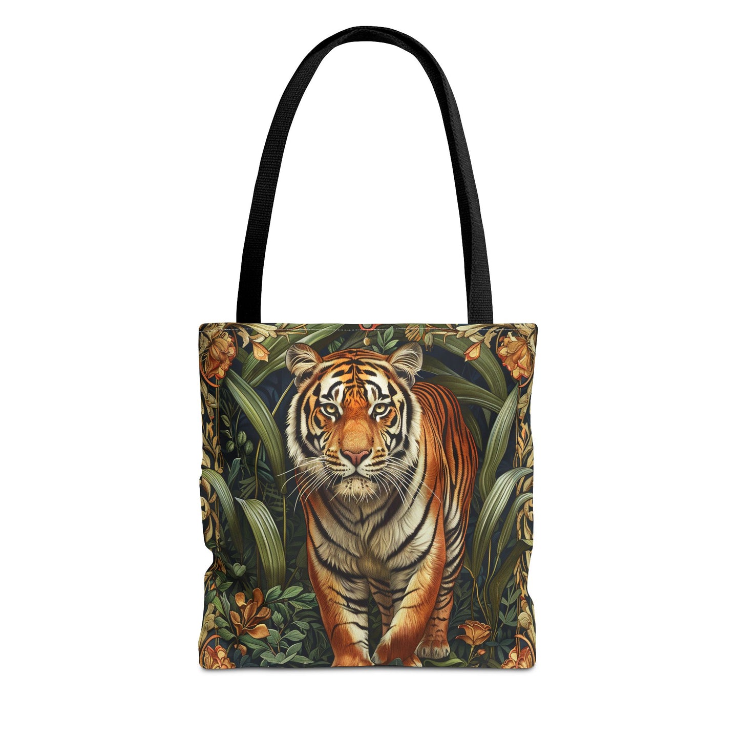 Tiger Tote Bag | William Morris Inspired | Tiger Forestcore Tote Bag | Eco-Friendly Carryall