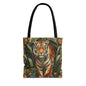 Tiger Tote Bag | William Morris Inspired | Tiger Forestcore Tote Bag | Eco-Friendly Carryall