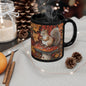 Autumn Squirrel Mug, Cozy Fall Coffee Cup, Cute Gift for Nature Lovers, Seasonal Decor, Thanksgiving, Hot Beverage
